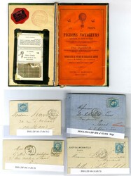 Lot de lettres de la Guerre de 1870 et Boules de Moulins. - B / TB