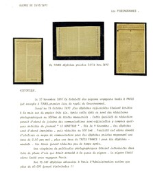 Lot de 3 pigeongrammes. - TB