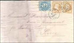 GC 2145 / N° 29 + 31 (2) Càd T 16 LYON (68) 6 JANV. 71 sur Boule de ...