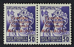 1945 - Maccagno - Piccolo insieme relativo alla prima emissione con ...