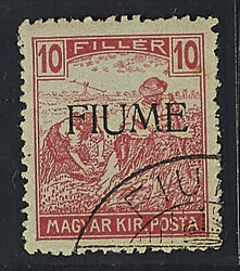 1918 - Mietitori 10 f. carminio I tiratura - Cert. Cardillo (Sass. n. ...