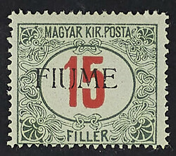1918 - Prima emissione 15 f. soprastampa a macchina - Cert. Savarese ...