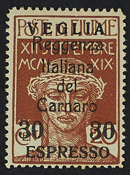 1920 - Espressi - Le due serie - Da esaminare - Timbro Brun - Firma ...