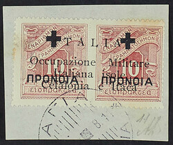 1941 - Previdenza 10 + 10 l. esemplari - Firma A.D. (Sass. n. 28)