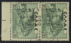 1941 - I primi tre valori della serie + 25 + 25 d. e 30 + 30 d. - Da ...