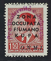 1942 - Pro Maternità Infanzia - Colori della soprastampa cambiati - ...