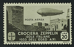 1933 - Zeppelin - Tre serie - Da esaminare (Bol. n. 22/27) (Sass. n. ...