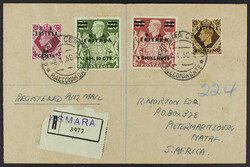 1946/50 - M.E.F., Eritrea e Tripolitania - Quattro buste viaggiate ...