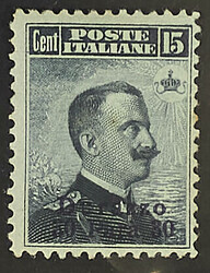 1909/16 - Prima emissione - Otto serie fino al 2 pi./50 c. + 40 pi. / ...