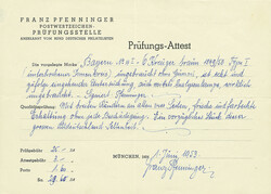 6 Kreuzer braun, Type "I", vierseitig breitrandig bzw. an drei Seiten ...