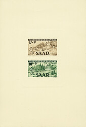 Jahrgang 1949, die Michelnummern 262/263 und 265/266 als tadellose ...