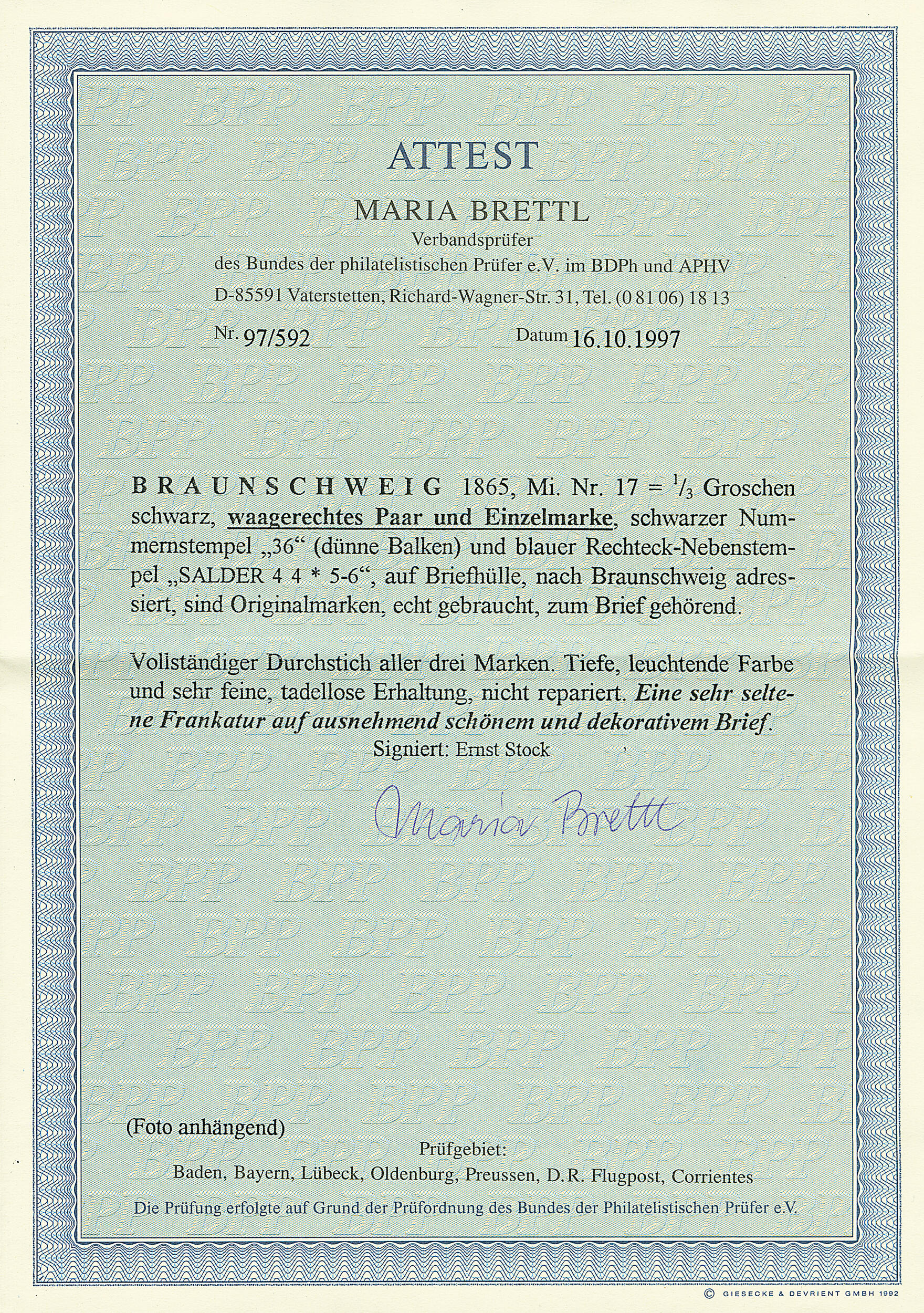 Image 1 for lot number 1191 for Dr. Derichs 184th Auction