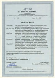 1 Sgr. schw./braungelb, links oben noch voll- und sonst voll- bis ...