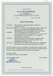 1/2 Gr. schw./grün, Papier-Variante "dünnes Papier (unter 0,065mm)" ...