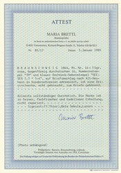 3 Sgr. lebhaftlilarot, bogenförmig durchstochen, Einzelfrankatur auf ...