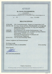 "48." in Blau und ebenfalls blauer Aufgabe-Ra2 "Zorge 19/12" (1856) ...