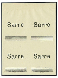 \BLANKOABZÜGE\: Aufdruck zu den Pfennigwerten der Serie ...