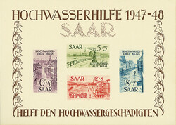 "Hochwasser-Blocks", Blocktypen "IV" bzw. "II", Ministerblocks, wie ...