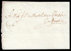 1600 Corsini Entire from Liorne (Livorno) addressed to Florence. ...