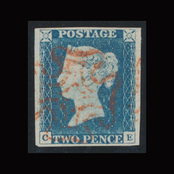 2865110: Grossbritannien 1840 2d blau