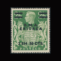 2912015: Great Britain British Occupation of Eritrea