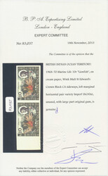 British Indian Ocean Territory SG 30a 1968-1970 Marine Life 10Rs. ...