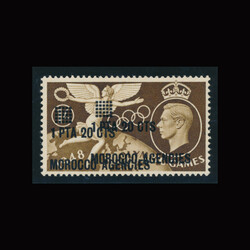 Morocco Agencies/Spanish SG 181a 1948 Olympic Games. 1p.20c. on 1/- ...