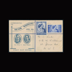 Great Britain SG 493, 494 var. 1948 RSW F.D.C. SU.Great Britain &nbsp ...
