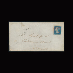 2865110: Grossbritannien 1840 2d blau - Stempel