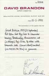 Great Britain SG 909, 910, 911, 912a 1972 First Day Cover 9d. colour ...