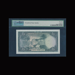 Rhodesia Pick 26a 1964 £5 BANKNOTE. UNCIRCULATED  Rhodesia 1964 ...