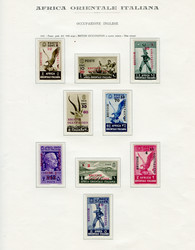 7173: Collections and Lots Italian Colonies Occupation - Collections