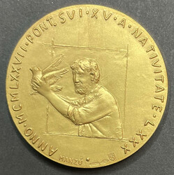 VATICANO - Paolo Vi medaglia commemorativa Natività in oro, grammi ...