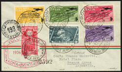 REGNO D'ITALIA - 1934 - Volo Roma-Buenos Aires, la serie completa ben ...