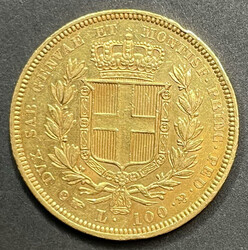REGNO DI SARDEGNA - 1834 - Carlo Alberto 100 Lire oro, Zecca di ...