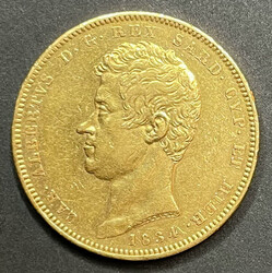 REGNO DI SARDEGNA - 1834 - Carlo Alberto 100 Lire oro, Zecca di ...
