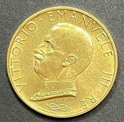 REGNO D'ITALIA - 1931 - Vittorio Emanuele III 100 Lire oro prora, SPL