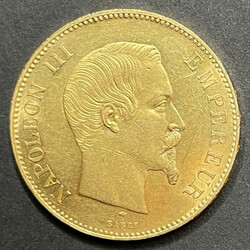 FRANCIA - 1857 - Napoleone III 100 Franchi oro, SPL