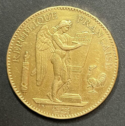 FRANCIA - 1878 - Terza Repubblica 100 Franchi oro, Q/SPL