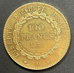 FRANCIA - 1878 - Terza Repubblica 100 Franchi oro, Q/SPL