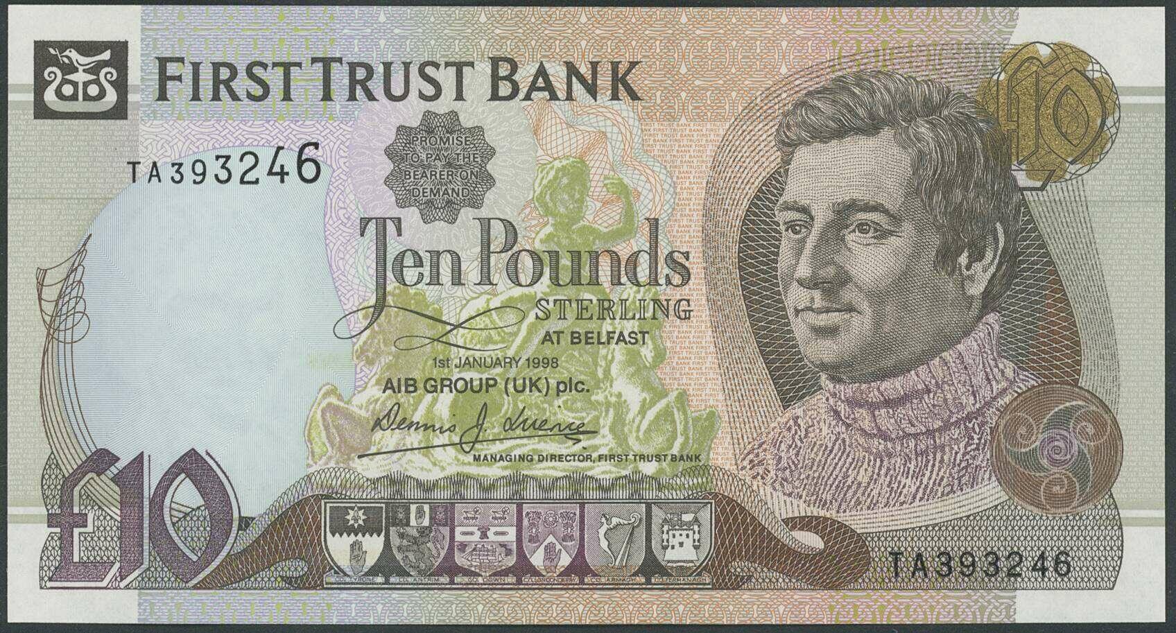 110.150.60: Banknoten - Großbritannien - Nordirland