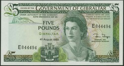 110.130: Banknoten - Gibraltar
