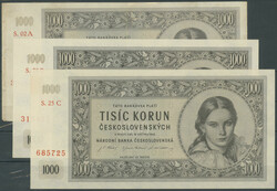 110.500: Banknoten - Tschechoslowakei