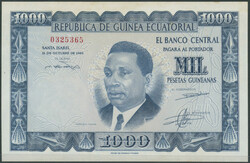 110.550.20: Banknoten - Afrika - Äquatorialguinea