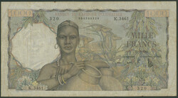 110.550.117: Billets - Afrique - Afrique de l’Ouest Français