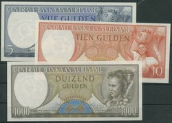 Suriname, Lot 29 St., 1963-2004. Muntbiljet, Centrale Bank &amp; ...