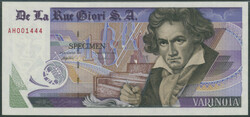Schweiz, De La Rue Giori S. A ,1 Unit o. D Varinota-Beethoven, ...