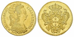 6400 Reis (Peça), 1795, Maria I. von Portugal, R (Rio de Janeiro), ...