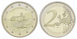 2 Euro, 2015, 800 Jahre Bau des ersten Schlosses auf dem Felsen von ...