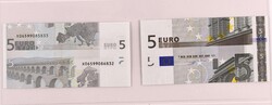 Deutschland, Lot 6 St., Probedrucke zu 10-Euro für die zweite ...